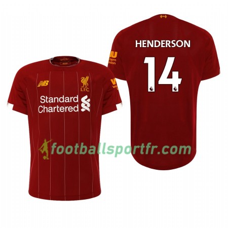 Tenue Liverpool Jordan Henderson 14 Domicile 2019-2020 Maillot de Foot